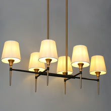 Aletheia 6-Light Chandelier with Fabric Shades