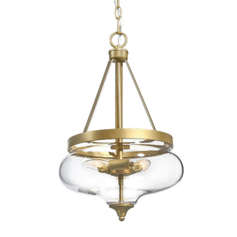 Dike 3-Light Gold Chandelier