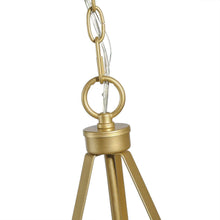 Dike 3-Light Gold Chandelier