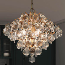 Anteros 4-Light Geometric Crystal Chandelier