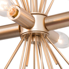 Helios 8-Light Sputnik Rectangle Chandelier