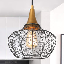 black globe pendant light