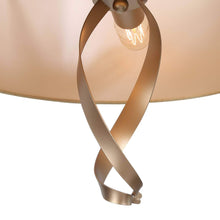 Aidos 3-Light Drum Chandelier with Fabric Shade Band Decor