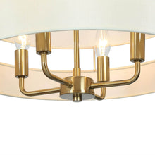 Aletheia 4-Light Drum Chandelier with Fabric Shade