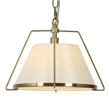 Aletheia 1-Light Pendant Light with Fabric Shade