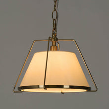 Aletheia 1-Light Pendant Light with Fabric Shade