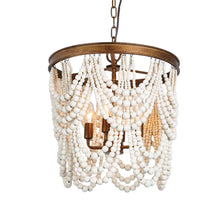 Aura 4-Light Vintage Tiered Beaded Chandelier