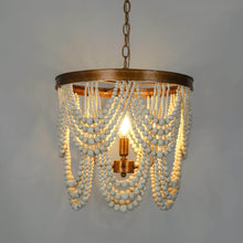 Aura 4-Light Vintage Tiered Beaded Chandelier