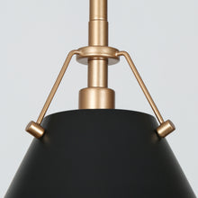 Hebe 1-Light Cone Pendant Light -Metal Shade